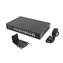Lanberg 19" unmanaged 250W PoE switch, 24*1GB RJ-45, 2*SFP