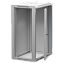 Netrack 19" wall-mount rack cabinet, 18U 600*450, glass door, grey, flat-pack