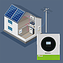 Qoltec hybrid off-grid solar inverter 3500W, 100A, 24V, MPPT, BMS, sinus, Wi-Fi option, power factor 1.0
