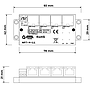4-port PoE switch 10/100Mbps, extender