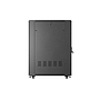 Lanberg rack cabinet 19" free standing 27U 600*1000 flat pack with glass door black