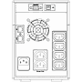  ABB line-interactive UPS 11LI PRO 1000VA/700W, 6min@60%load