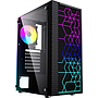 Gembird computer case Fornax 2500 ATX - ARGB backlight, black
