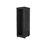 Lanberg rack cabinet 19" free-standing 42U/600*800 flat pack with mesh door, black