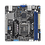 Asus P12R-I server motherboard, Intel C252, 1200 for Xeon E-2300, mini ITX, 2 DDR4, dual GB LAN, 1*M.2, 6*SATA3, onboard ASMB10-iKVM