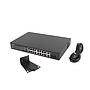 Lanberg unmanaged Gigabit Ethernet switch, 16*100MB PoE+ (250W), 2*1GB/SFP, rackmountable