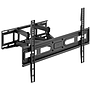Manhattan full-motion TV wall mount with post-leveling adjustment, for 37" to 80"