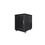 Lanberg 19" free-standing rack cabinet, 15U/600*800 with mesh door (flat pack), black