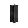 Lanberg 19" v2 free-standing rack cabinet, 37U/800*1000 with glass door (flat pack), LCD, black