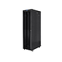 Lanberg 19" v2 free-standing rack cabinet, 47U/800*1200 with glass door (flat pack), LCD, black