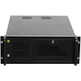 Netrack 19" 4U server chassis, microATX/ATX, black, 482*177*450mm
