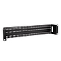 19" 2U rack mounting adapter with holes
