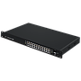 Ubiquiti EdgeSwitch layer 2/3, PoE switch with (24) Gigabit RJ45 ports, (2) SFP ports, 250W power supply.