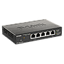 D-Link 5-port Gigabit PoE smart managed switch & PoE extender,PoE powered,3*1000BaseT,2*1000BaseT PoE,power budget:18W with 802.3at/8W with 802.3af input power,fanless