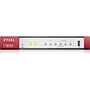 ZyXEL USG Flex100 Firewall, ver.2 10/100/1000,1*WAN, 4*LAN/DMZ PORTS, 1*USB (device only, without sfp)