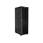 Lanberg free-standing rack 42U*800*1000 19" with glass door, LCD, black, flat pack