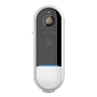 Deltaco Smart Home Wi-Fi doorbell camera, IP65, weatherproof, white/silver