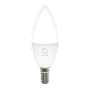 Deltaco Smart Home led light, E14, Wi-Fi, 5W, 2700K-6500K, dimmable, white